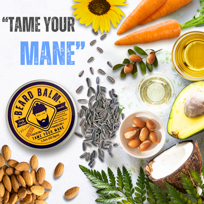 Trio Pack - Natural Beard Care Bundle - "Tame - Nourish - Grow"