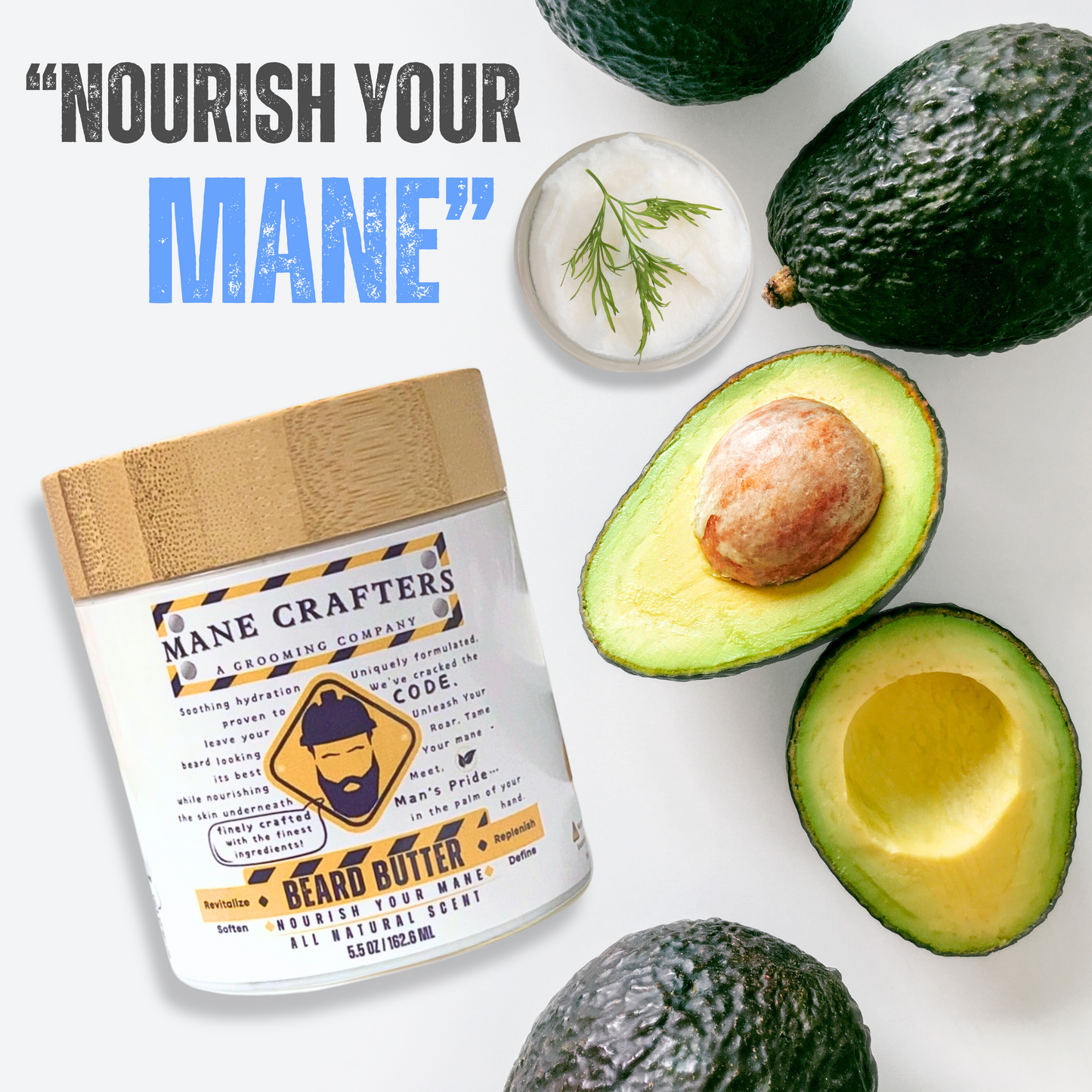 Trio Pack - Natural Beard Care Bundle - "Tame - Nourish - Grow"