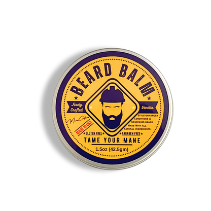 Beard Balm - Vanilla 1.5oz - "Tame Your Mane"