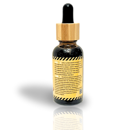 Beard Oil - Big Squeeze Vanilla-Citrus Growth Oil (1 fl oz) "Grow Your Mane"