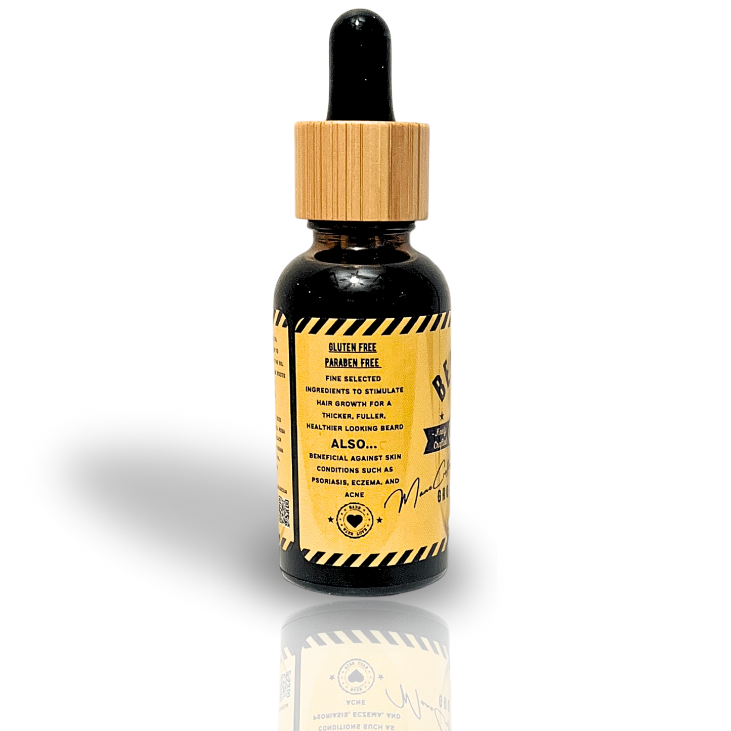 Beard Oil - Big Squeeze Vanilla-Citrus Growth Oil (1 fl oz) "Grow Your Mane"