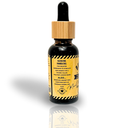 Beard Oil - Big Squeeze Vanilla-Citrus Growth Oil (1 fl oz) "Grow Your Mane"