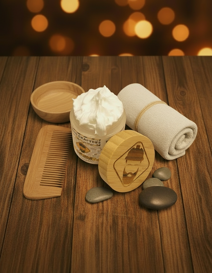 Lard Infused Beard Butter - Non Greasy - All Natural Scent (Unscented) 5.5 oz "Nourish Your Mane"