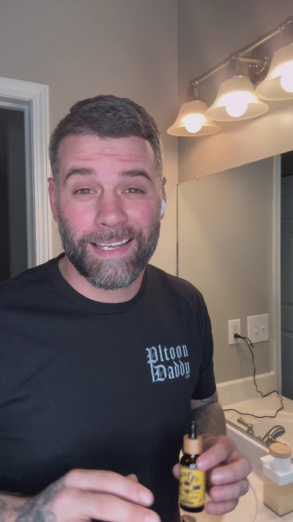 Beard Oil - Big Squeeze Vanilla-Citrus Growth Oil (1 fl oz) "Grow Your Mane"